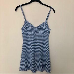 Intimately Free People Blue & White Stripped Tank